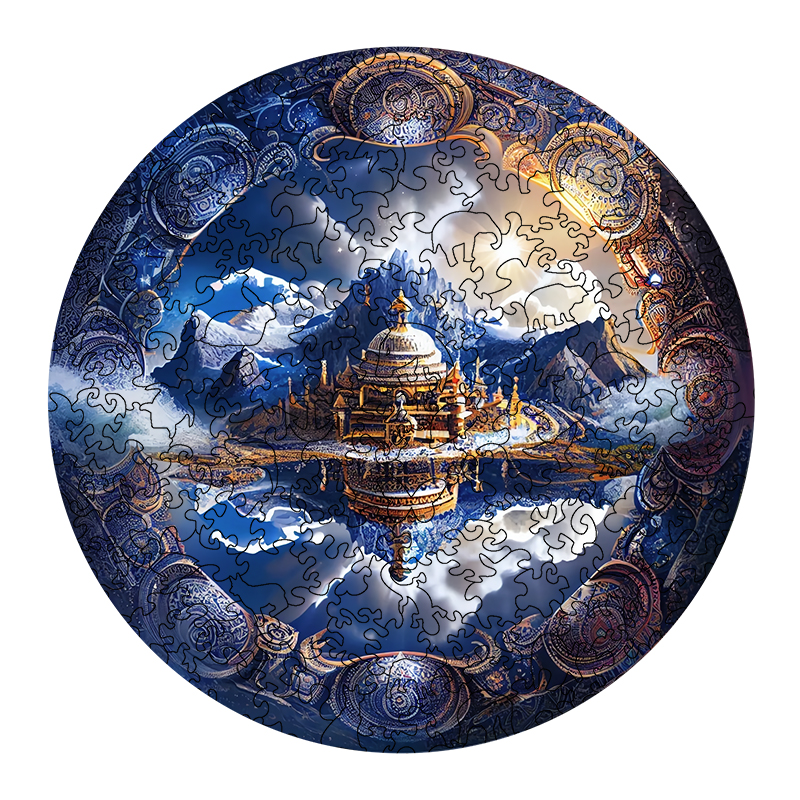 Mirrored World/Mirrored Palace Wooden Jigsaw Puzzle - aimpuzzle