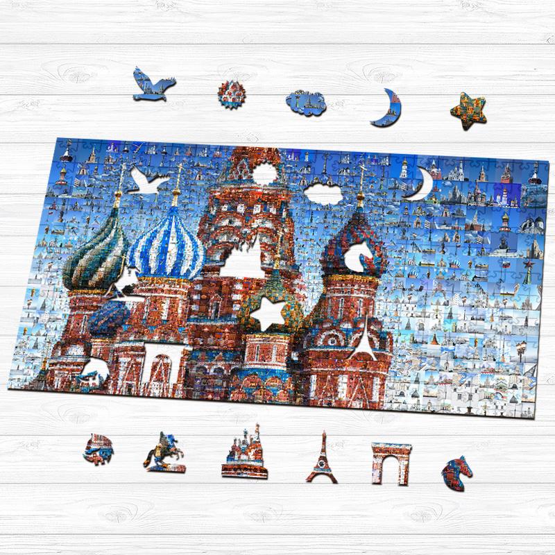 St.Basil's Cathedral Wooden Jigsaw Puzzle - aimpuzzle