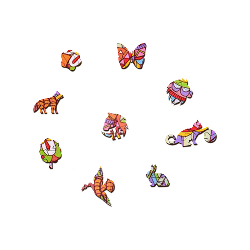 Red Owl Wooden Jigsaw Puzzle - aimpuzzle