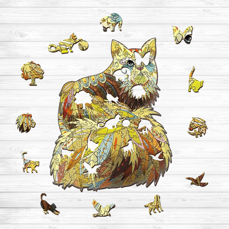 Persian Cat Wooden Jigsaw Puzzle - aimpuzzle