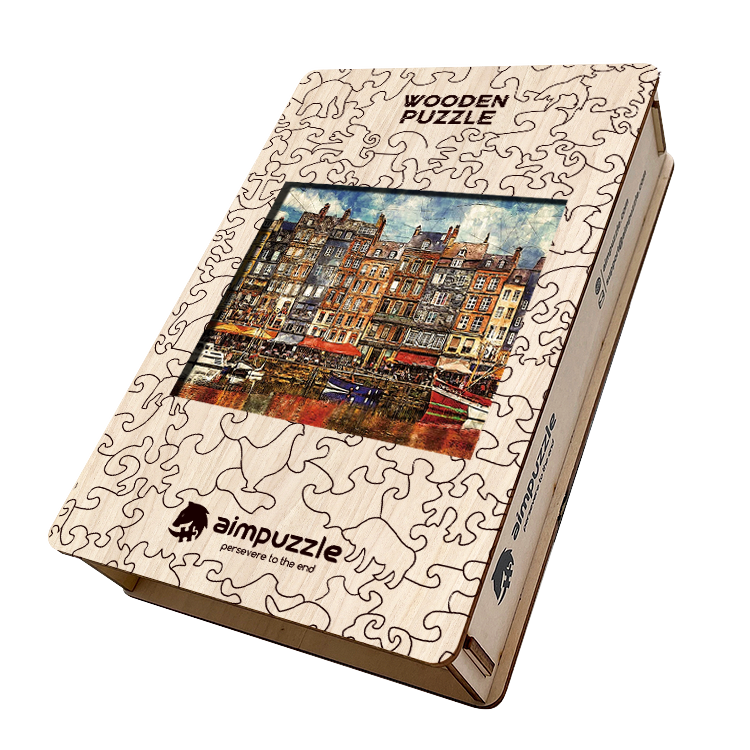 Honfleur Wooden Jigsaw Puzzle - aimpuzzle