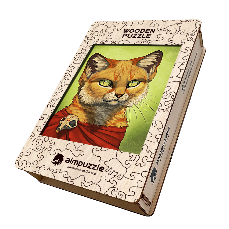 Druid Fox Wooden Jigsaw Puzzle - aimpuzzle