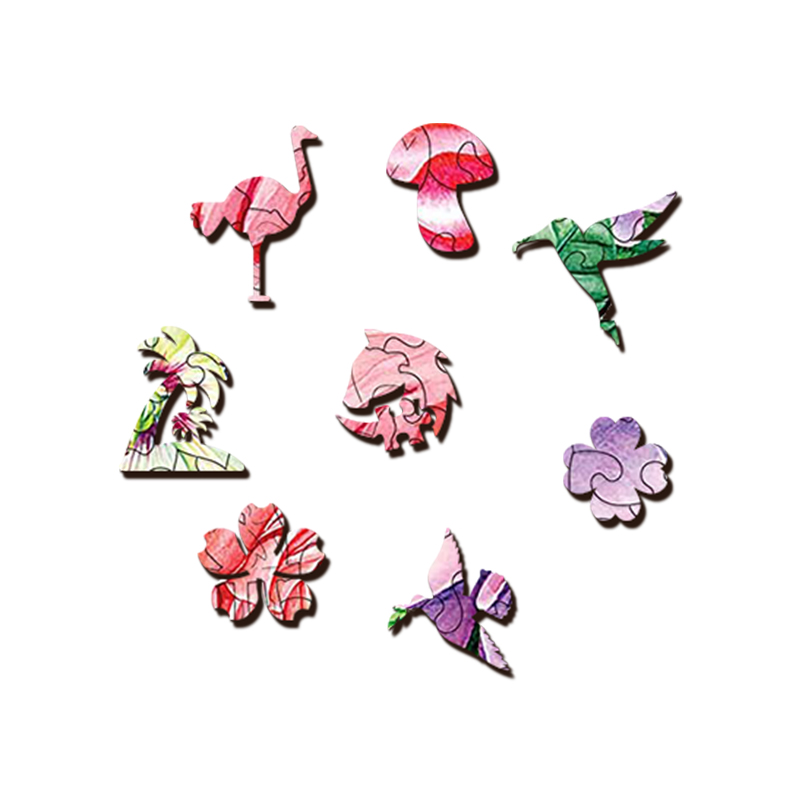 Flamingos Wooden Jigsaw Puzzle - aimpuzzle