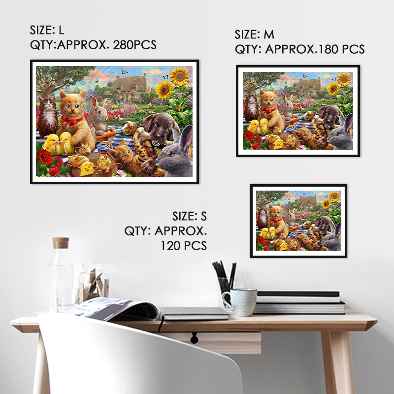 Animal Garden Wooden Jigsaw Puzzle - aimpuzzle