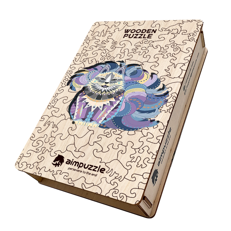 Nine Tails Cat Wooden Jigsaw Puzzle - aimpuzzle