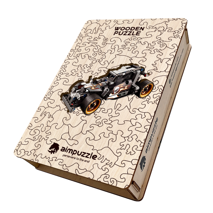 Racing Wooden Jigsaw Puzzle - aimpuzzle