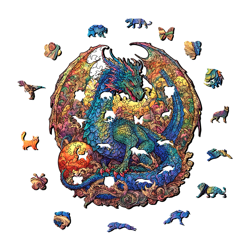 Dragon Wooden Jigsaw Puzzle - aimpuzzle