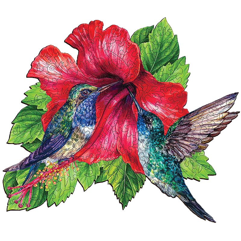 Hummingbird Wooden Jigsaw Puzzle - aimpuzzle