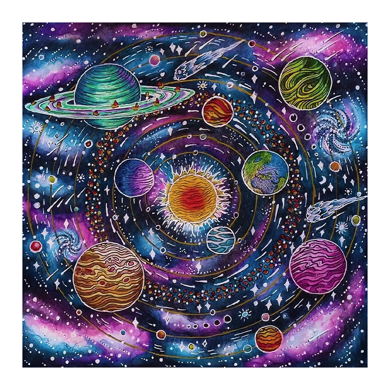 The Milky Way Galaxy Wooden Jigsaw Puzzle - aimpuzzle