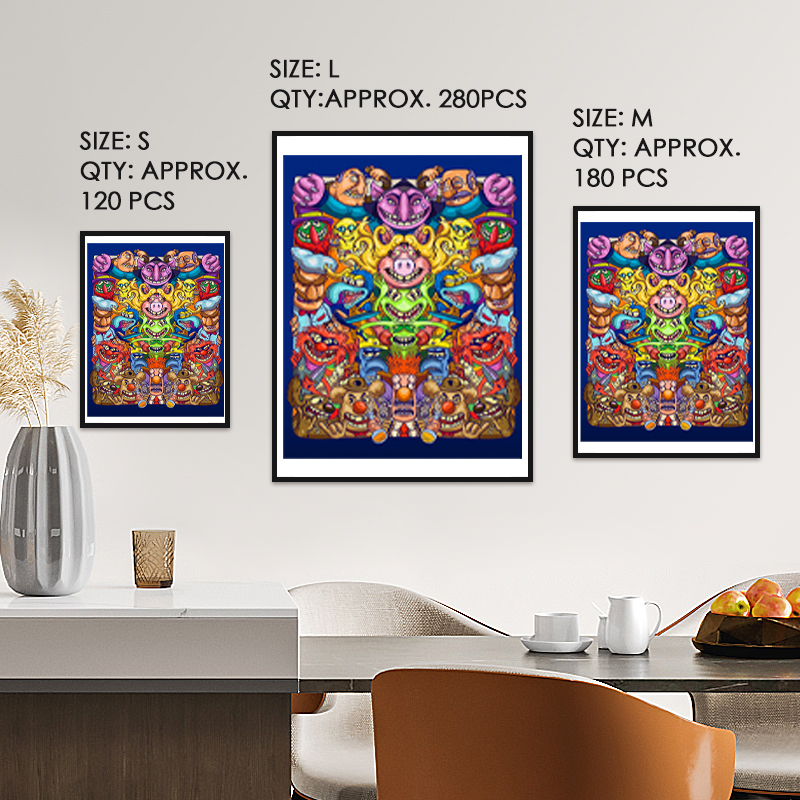 Monster Story Cartoon Wooden Jigsaw Puzzle - aimpuzzle