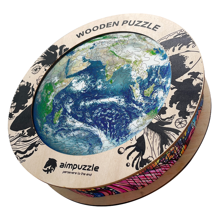 Earth Wooden Jigsaw Puzzle - aimpuzzle