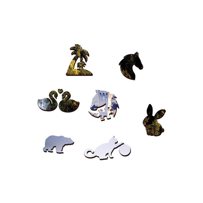 Neuschwanstein Castle Wooden Jigsaw Puzzle - aimpuzzle