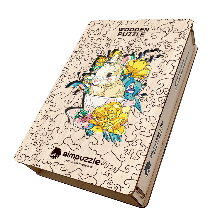 Rabbit Wooden Jigsaw Puzzle - aimpuzzle