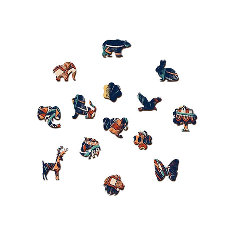 Elephant Mandala Wooden Jigsaw Puzzle - aimpuzzle