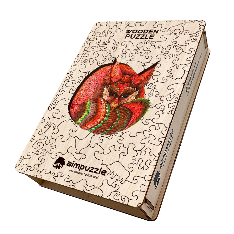 Red Fox Wooden Jigsaw Puzzle - aimpuzzle