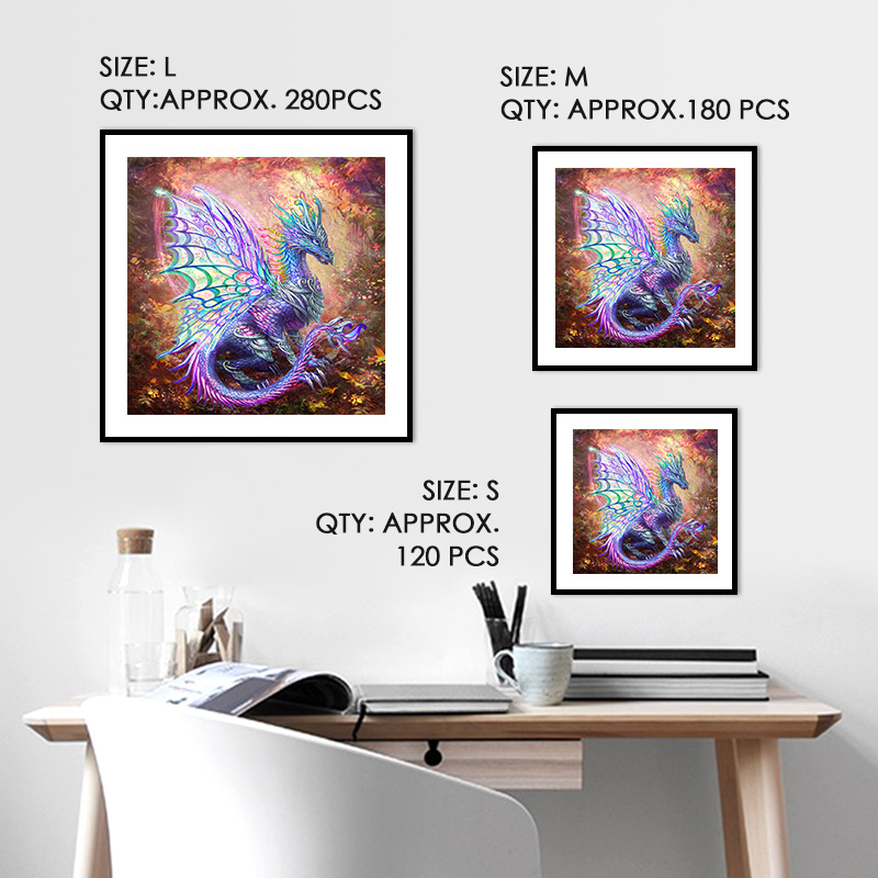 Flying Dragon Wooden Jigsaw Puzzle - aimpuzzle