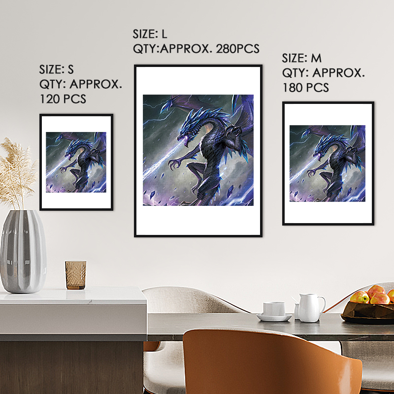 Bnrontosaurus  Lightning Dragon Wooden Jigsaw Puzzle - aimpuzzle