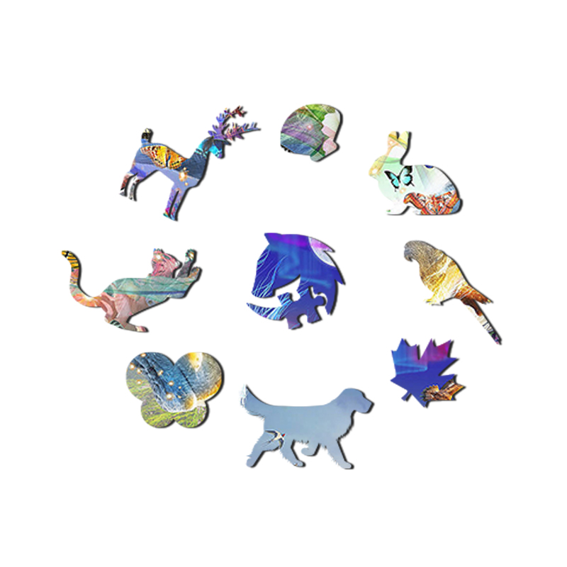 Unicorns and Butterflies Wooden Jigsaw Puzzle - aimpuzzle