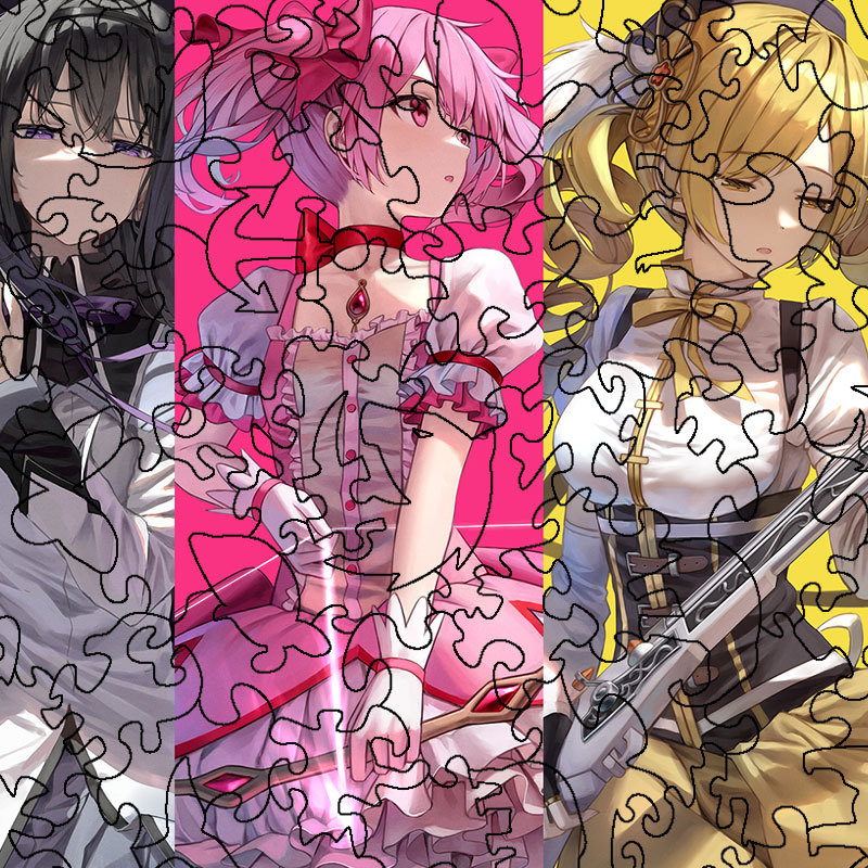Madoka Magica Wooden Jigsaw Puzzle - aimpuzzle
