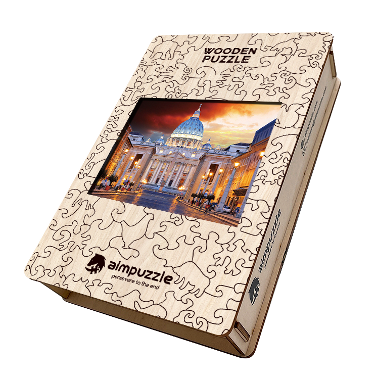 St. Peter's Basilica Wooden Jigsaw Puzzle - aimpuzzle
