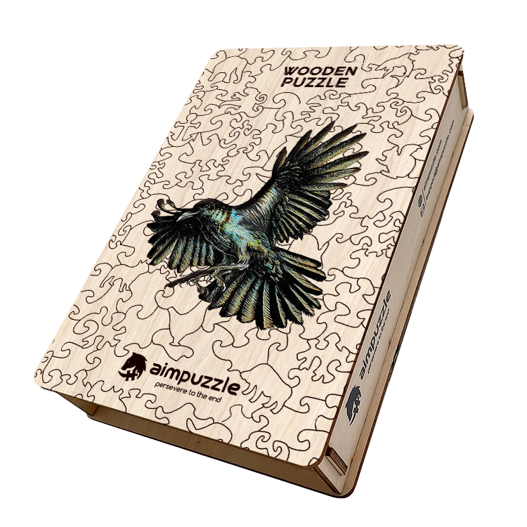 Crow Wooden Jigsaw Puzzle - aimpuzzle