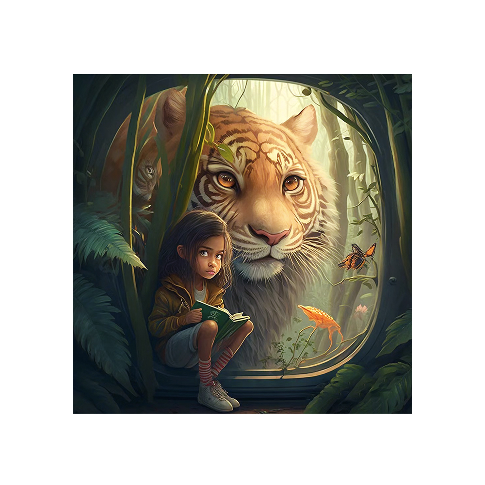 Tiger's Friend Wooden Jigsaw Puzzle - aimpuzzle