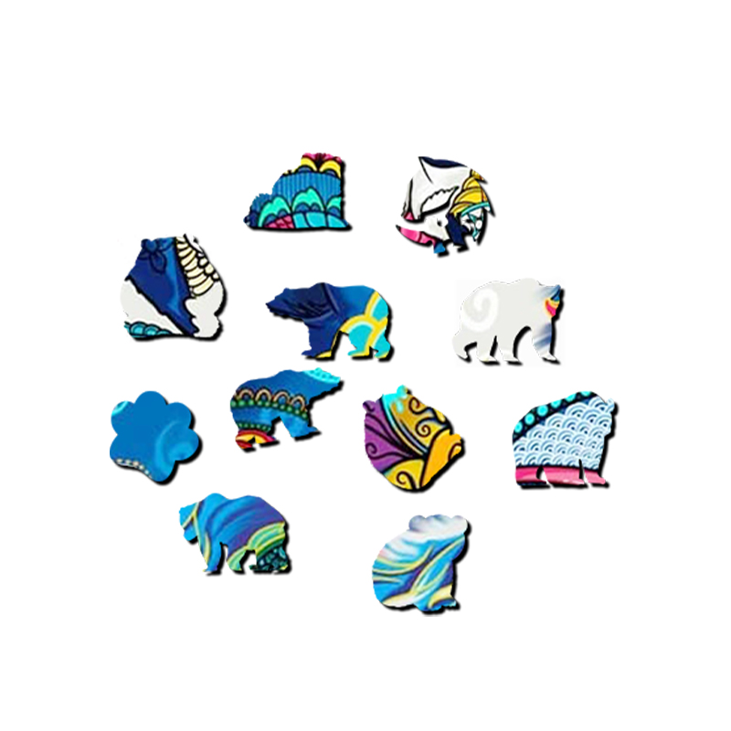 Panda Mum and Baby Wooden Jigsaw Puzzle - aimpuzzle