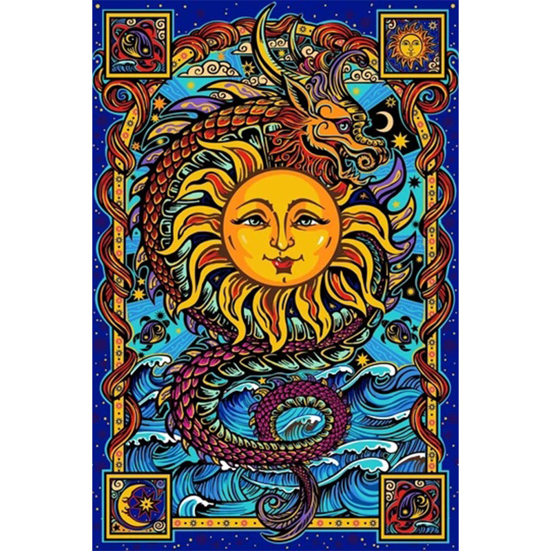 Sun Dragon Wooden Jigsaw Puzzle - aimpuzzle