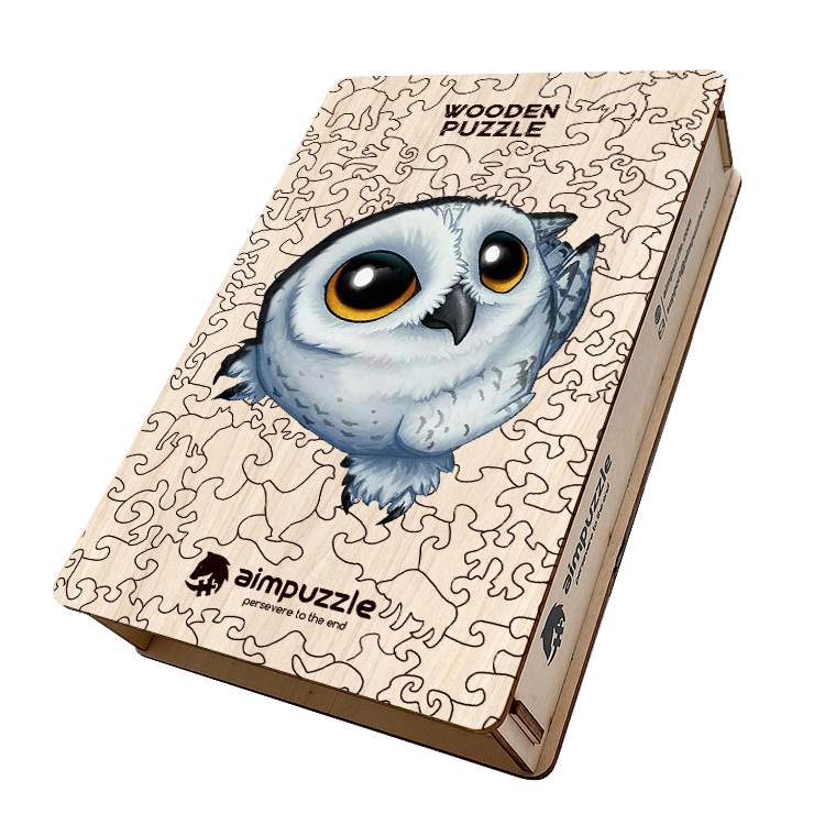 Cartoon Owl Wooden Jigsaw Puzzle - aimpuzzle