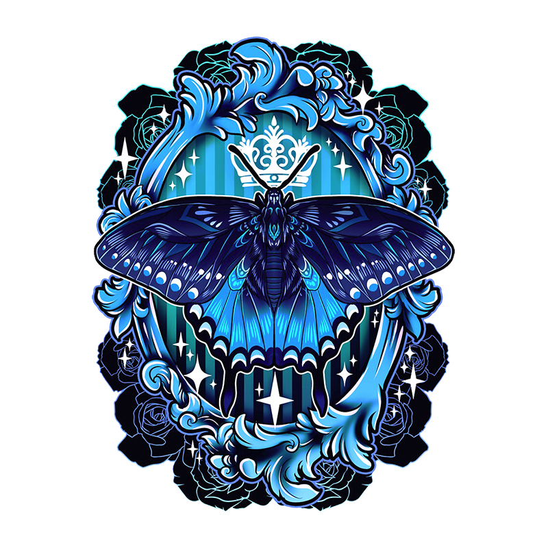 Blue Butterfly Wooden Jigsaw Puzzle - aimpuzzle