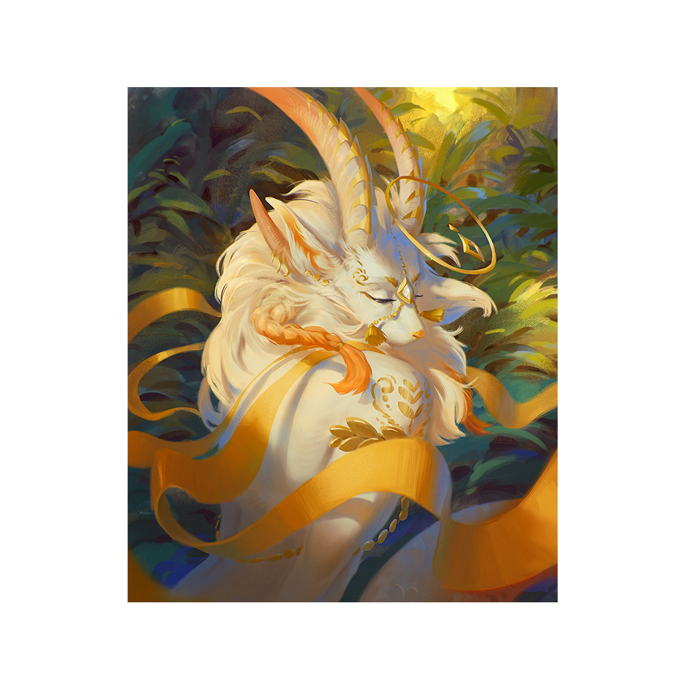 Antelope Princess Wooden Jigsaw Puzzle - aimpuzzle