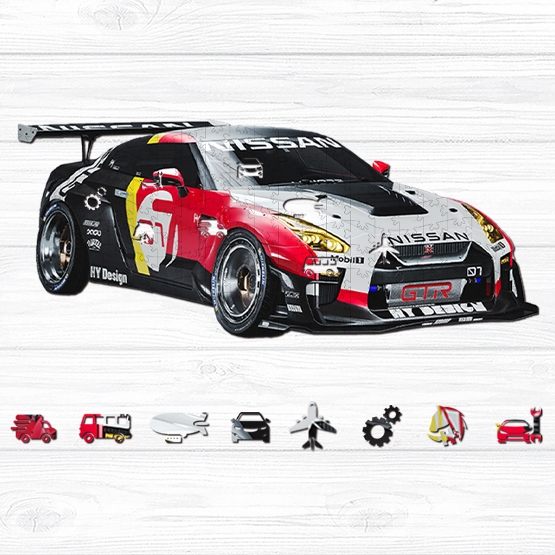 Nissan GTR Wooden Jigsaw Puzzle - aimpuzzle