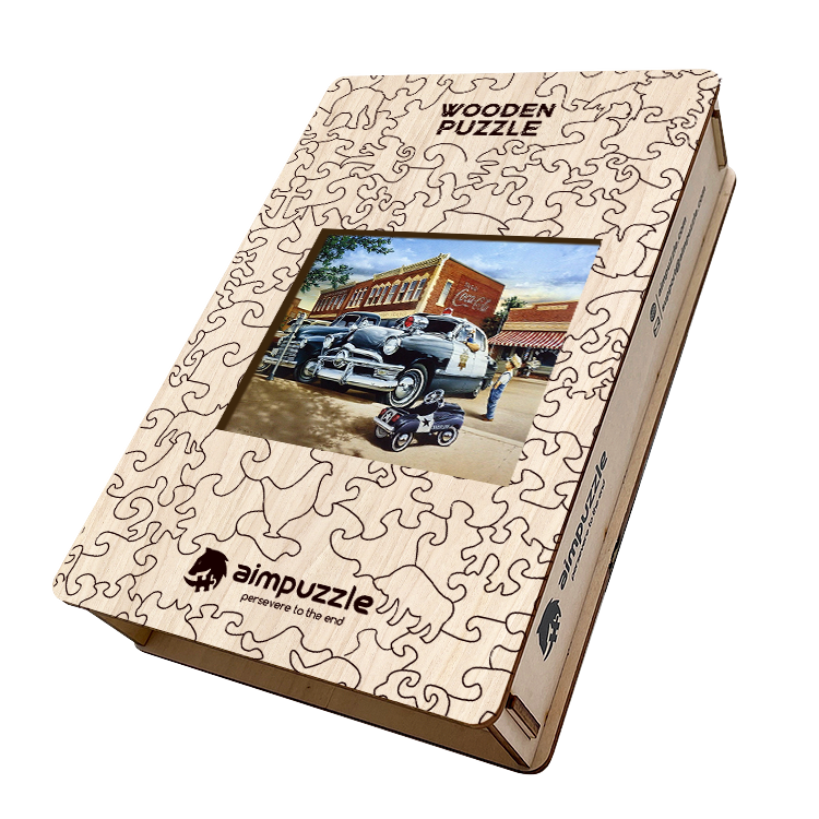 Sheriff's Cars Wooden Jigsaw Puzzle - aimpuzzle